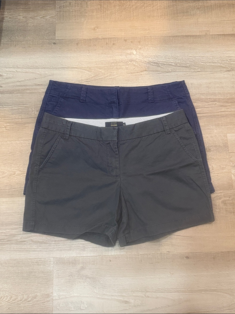 Women's Chino Shorts - J. Crew size 12 & Vineyard Vines size 10, both Navy Blue
